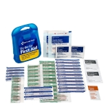 29 Pc Mini Clear Blue Plastic First Aid Kit